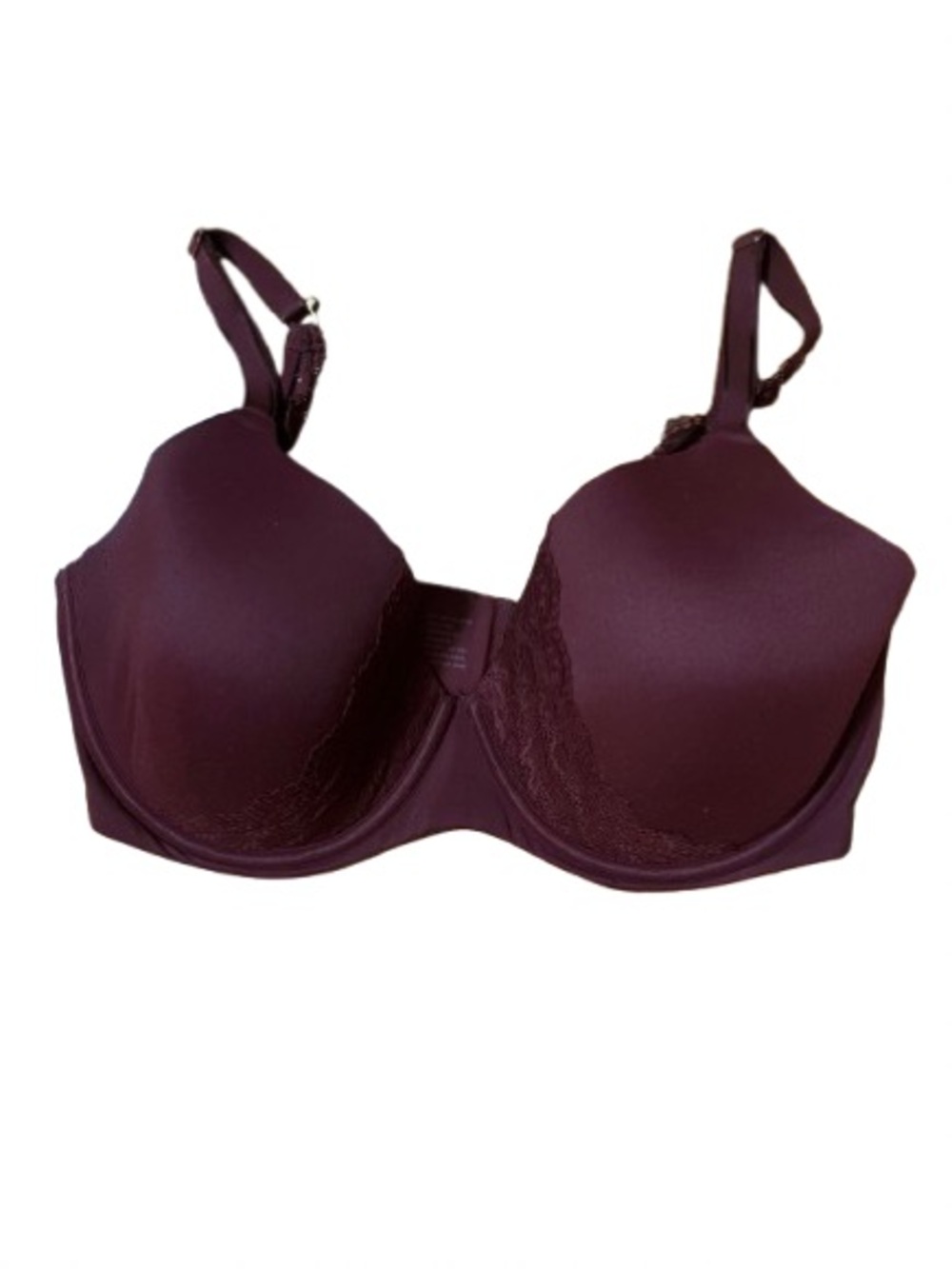 SOMA Embraceable Perfect Coverage Smooth Bra in Deep Plum Size 36DDD